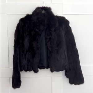 Rabbit fur jacket